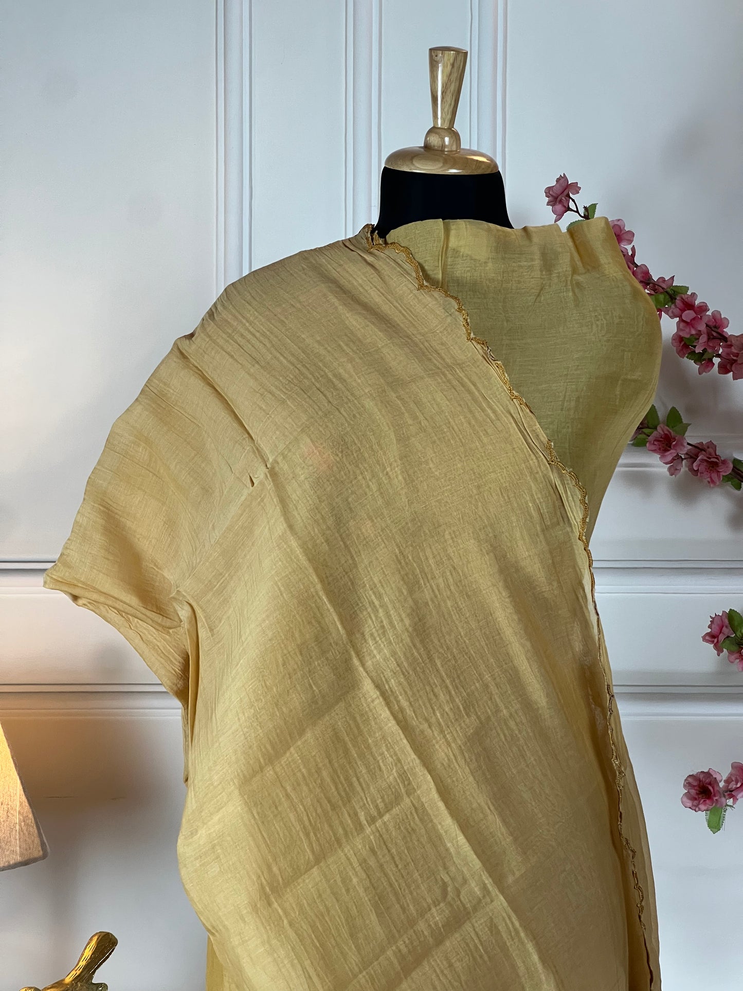 Top: Pure mul cotton with thread work; Bottom: Pure muslin; Dupatta: Pure mul cotton with thread work;