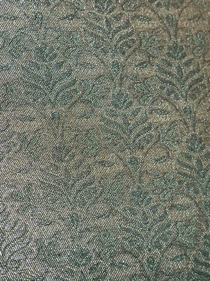 Top Pure brocket fabric Bottom Pure crape Dupatta Pure chinon four side brocket border