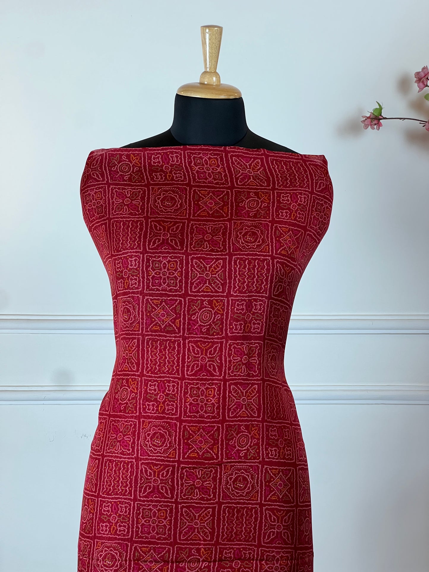 TOP: Twill printed ; BOTTOM: Muslin ; DUPATTA: Twill printed  art no 0112