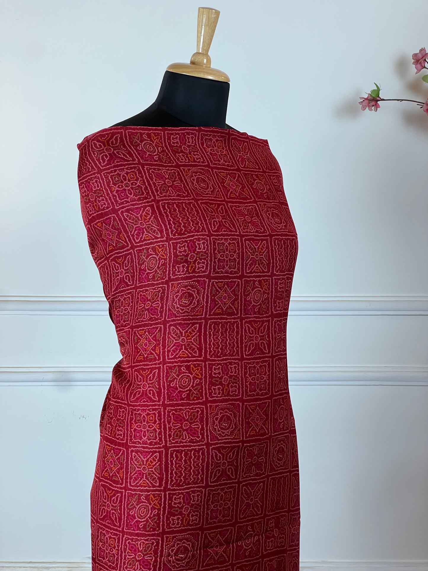 TOP: Twill printed ; BOTTOM: Muslin ; DUPATTA: Twill printed  art no 0112