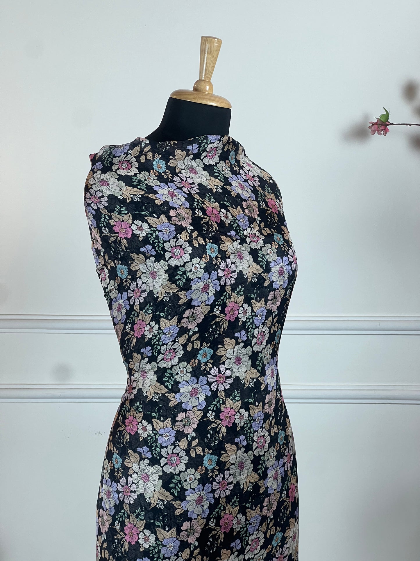 TOP: Twill printed digital ; BOTTOM: Muslin ; DUPATTA: Twill printed digital  art no 0114