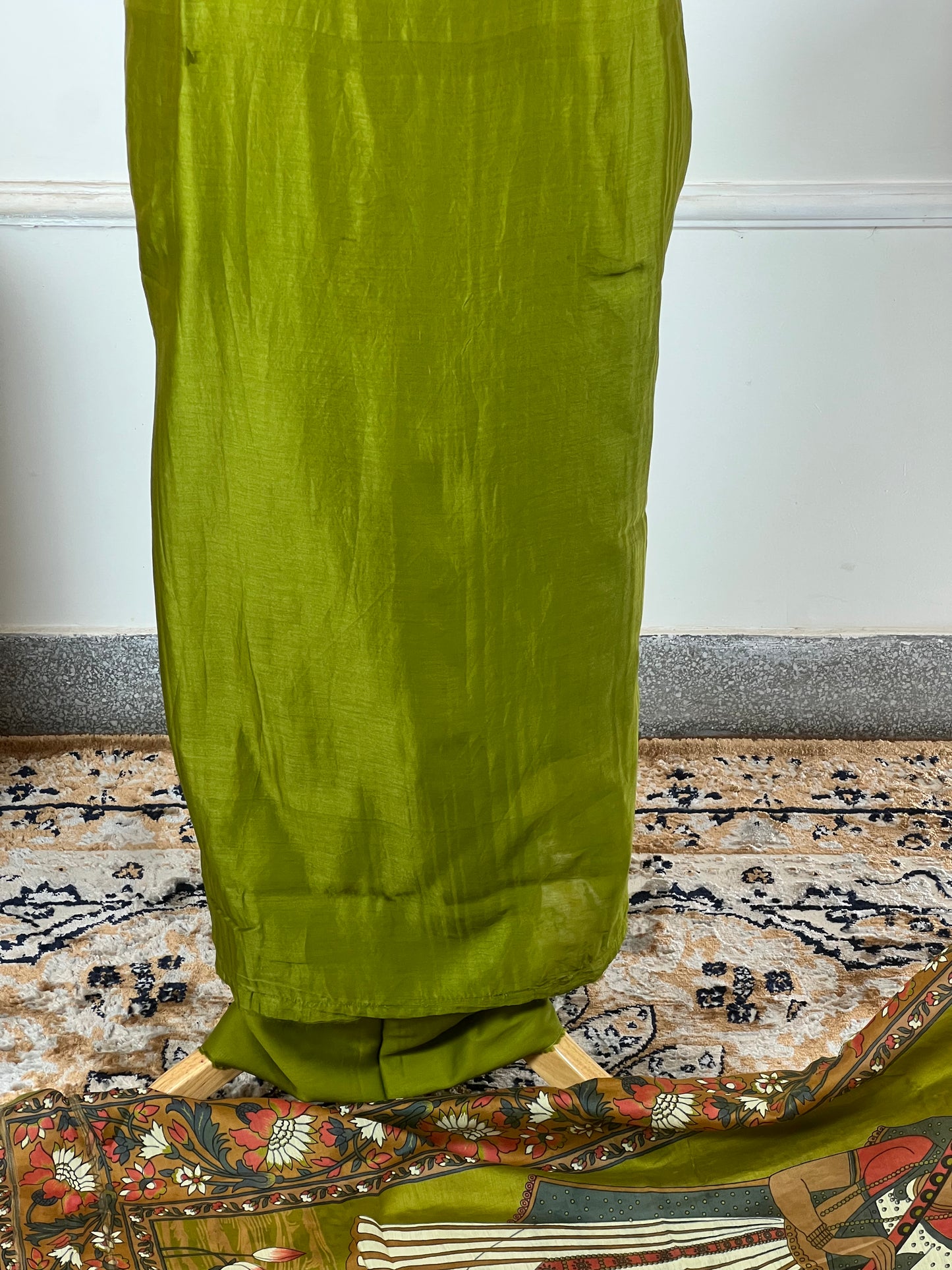 TOP: Maheshwari silk ; BOTTOM: Jaam cotton ; DUPATTA: Maheshwari silk  art no 0119