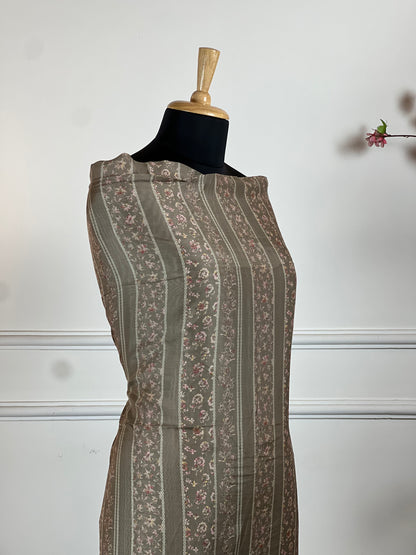TOP: Muslin silk printed ; BOTTOM: Muslin silk printed ; DUPATTA: Muslin printed  art no 0124