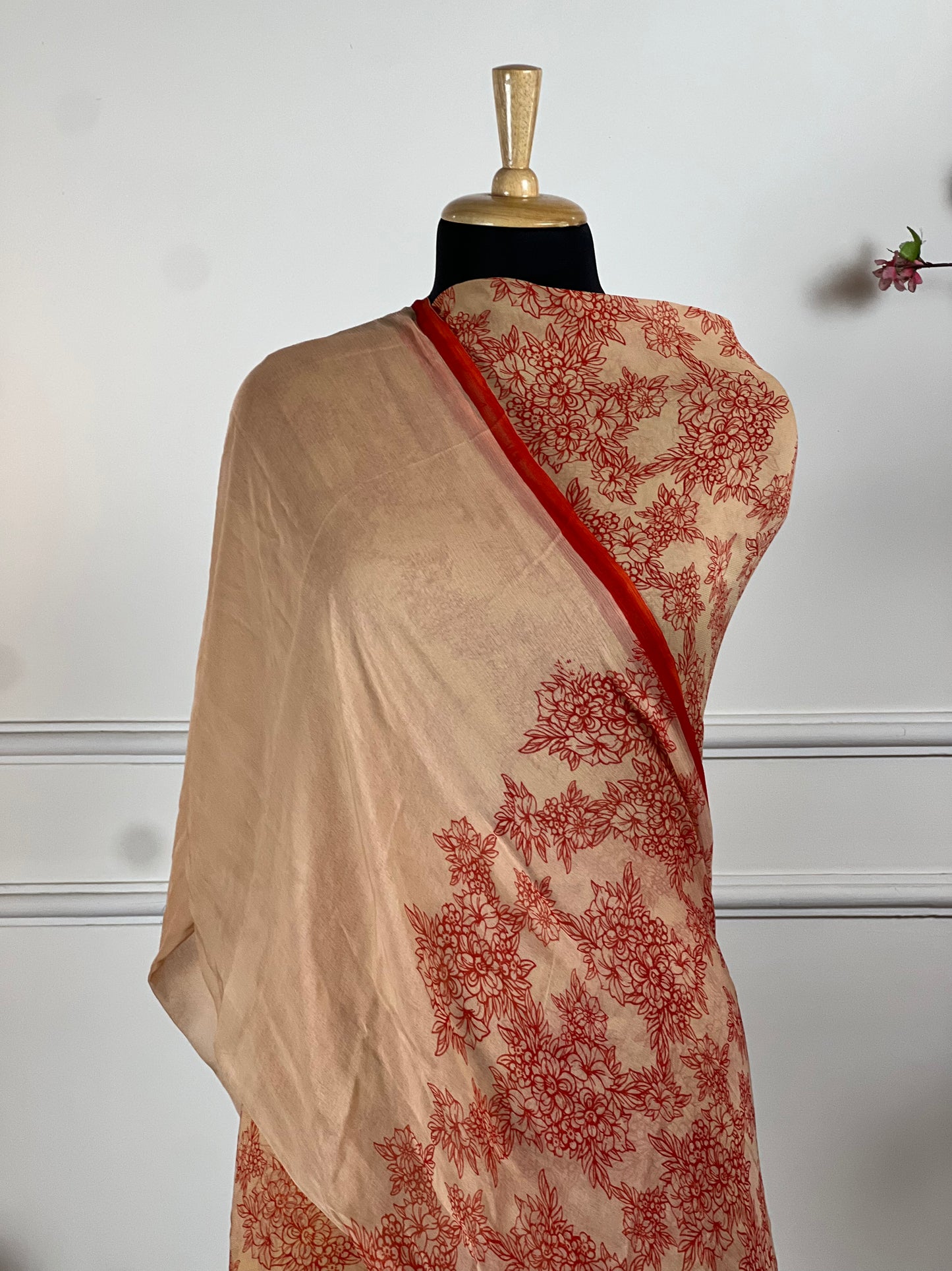 TOP: Jorgette designer printed ; BOTTOM: Crape ; DUPATTA: Pure digital print  art no 0127