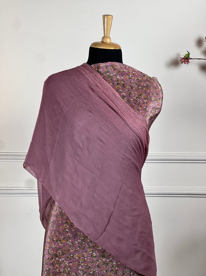 TOP: Crape digital print all over ; BOTTOM: Crape Same print ; DUPATTA: Pure digital print  art no 0135