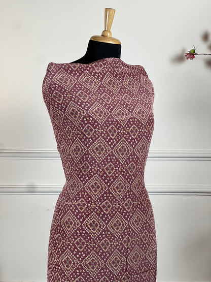 TOP: Crape digital print ; BOTTOM: Crape ; DUPATTA: Pure digital printed  art no 0136