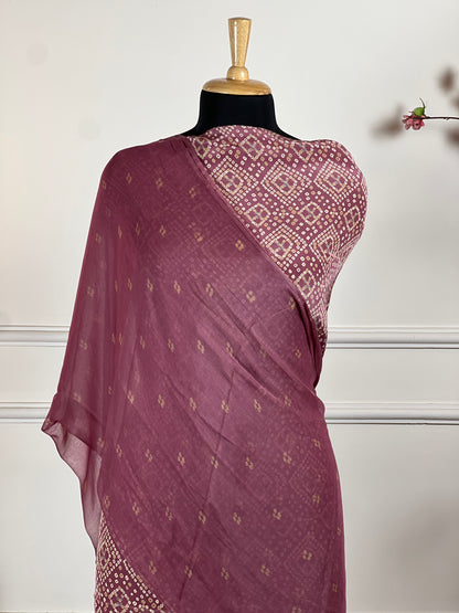 TOP: Crape digital print ; BOTTOM: Crape ; DUPATTA: Pure digital printed  art no 0136