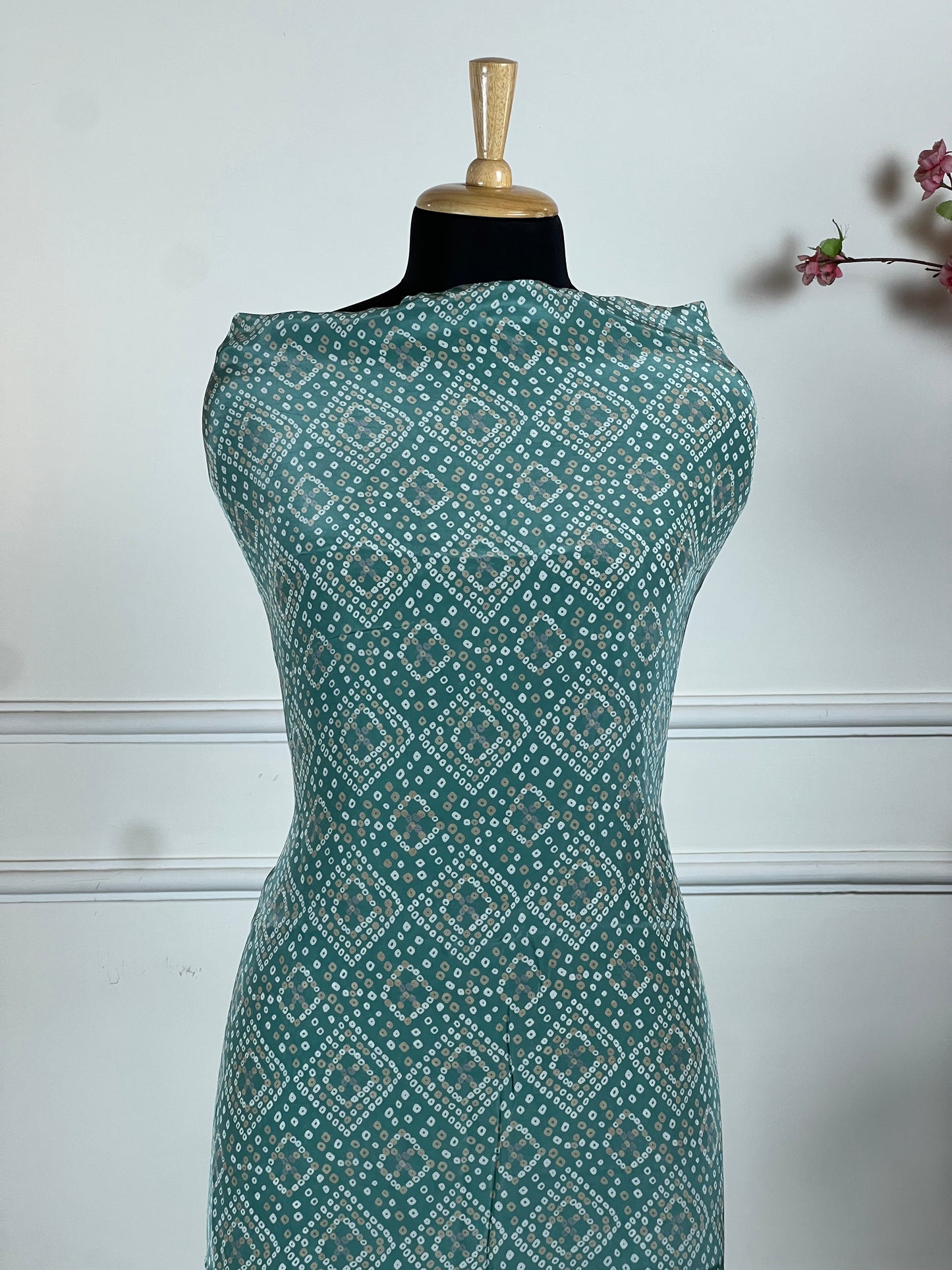 TOP: Crape digital print ; BOTTOM: Crape ; DUPATTA: Pure digital print  art no 0137