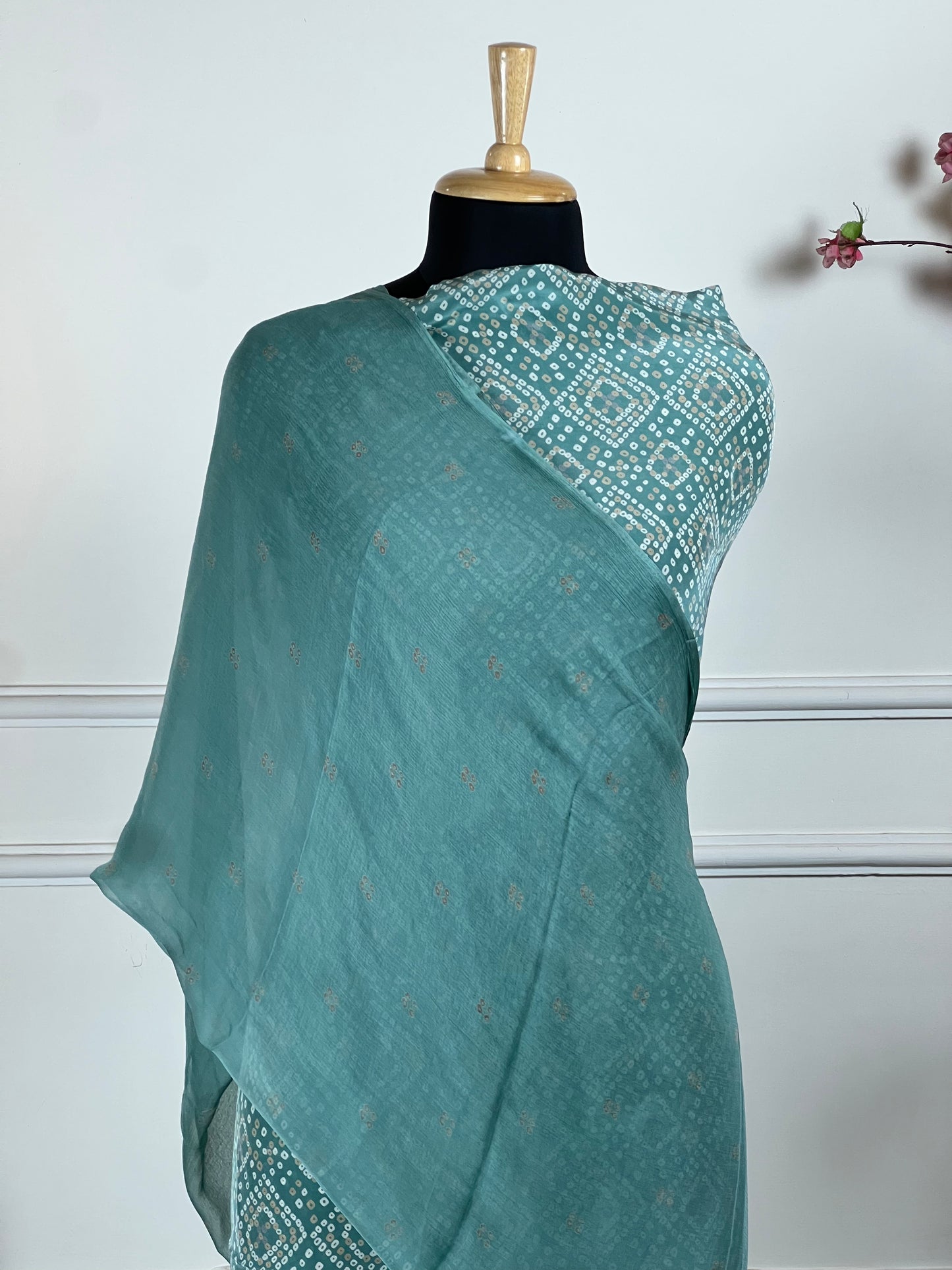 TOP: Crape digital print ; BOTTOM: Crape ; DUPATTA: Pure digital print  art no 0137