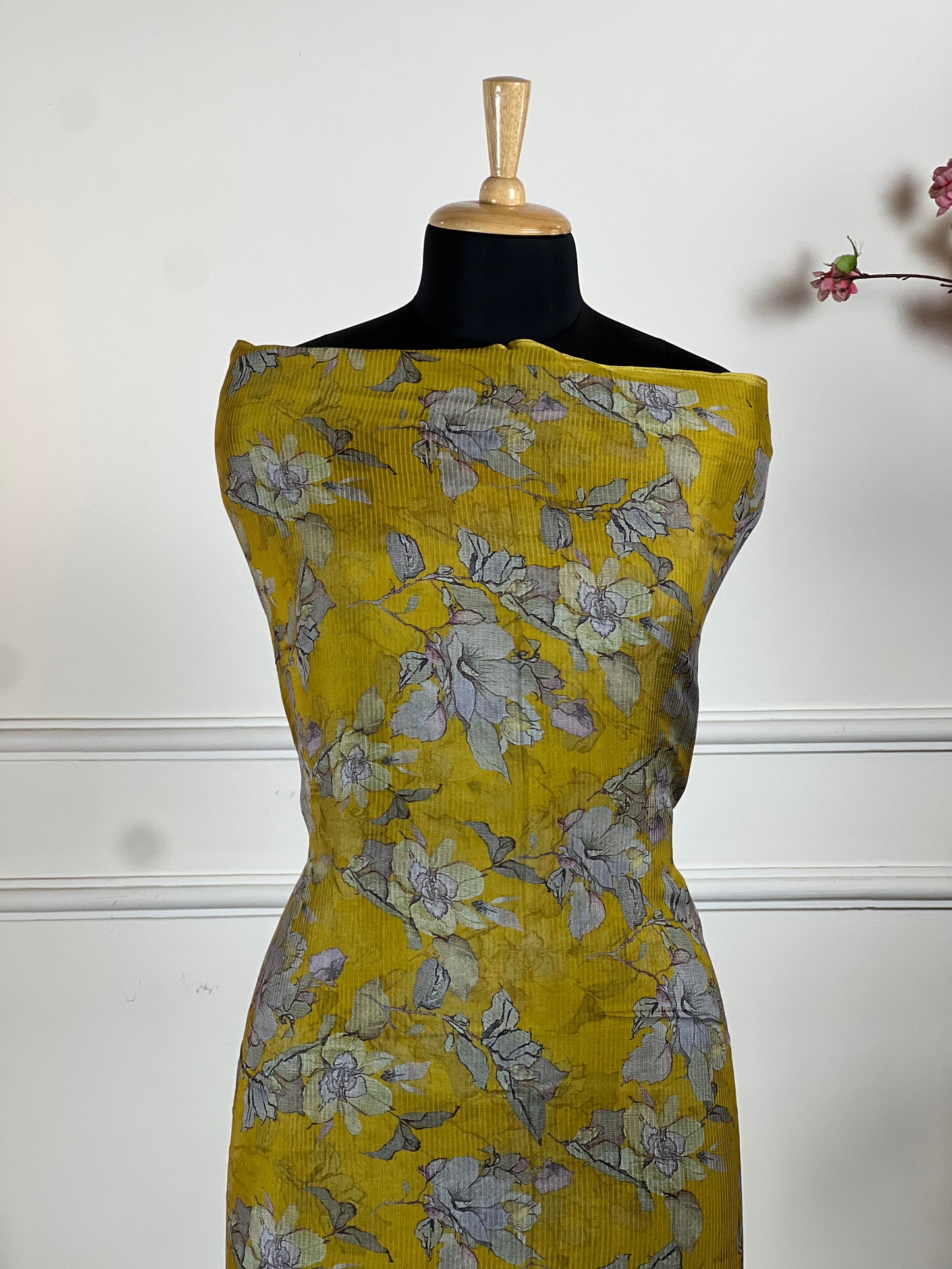 TOP: Pure Tabby silk digital print all over ; DUPATTA: Mushlin digital print  art no 0141