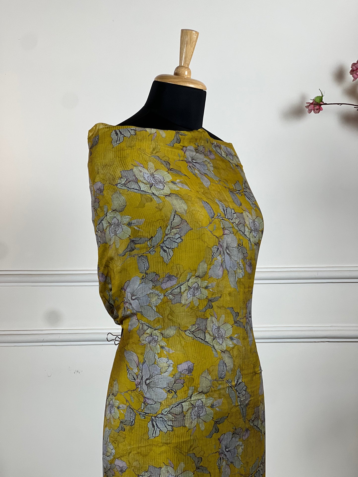 TOP: Pure Tabby silk digital print all over ; DUPATTA: Mushlin digital print  art no 0141
