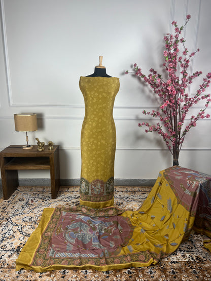 TOP: Mul muslin digital print ; BOTTOM: Mul muslin ; DUPATTA: Mul muslin digital print  art no 0143
