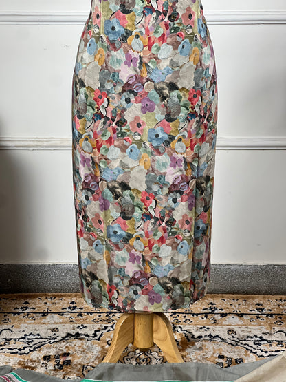 TOP: Pure muslin digital print all over ; DUPATTA: Muslin  art no 0144