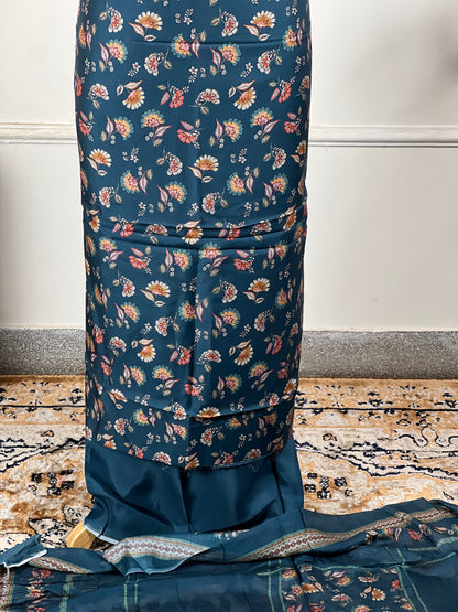 TOP: Muslin digital print ; BOTTOM: Muslin digital print ; DUPATTA: Muslin digital print  art no 0145
