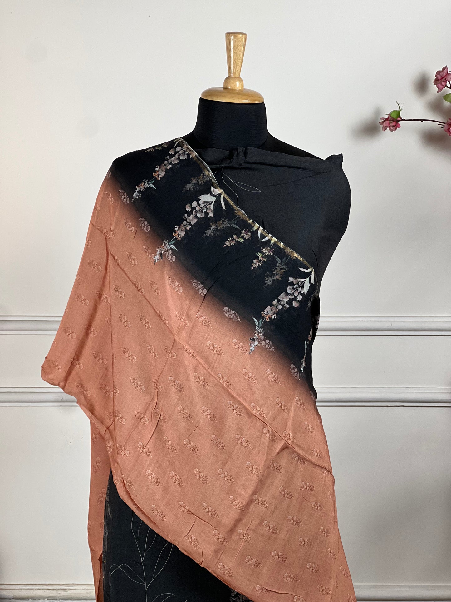 TOP: Mashlin digital print ; BOTTOM: Cotton ; DUPATTA: Mashlin digital printed  art no 0148