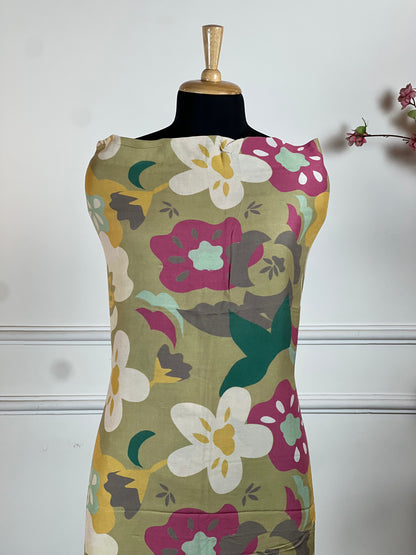 TOP: Mashlin digital print ; BOTTOM: Mashlin ; DUPATTA: Mashlin digital print  art no 0155