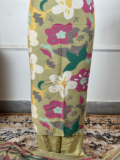 TOP: Mashlin digital print ; BOTTOM: Mashlin ; DUPATTA: Mashlin digital print  art no 0155