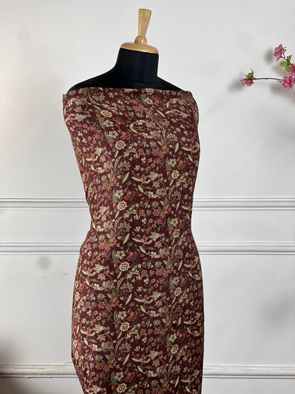 TOP: Maslin digital print border work ; BOTTOM: Jaam cotton ; DUPATTA: Maslin digital print  art no 0167