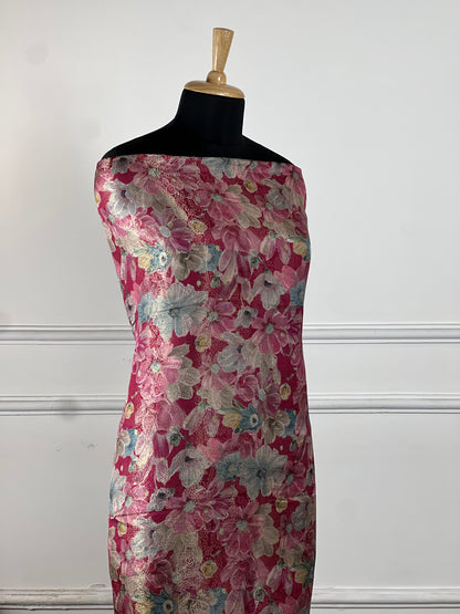 TOP: Banglori Silk Broked ; BOTTOM: Crape (Zafira)  art no 0173