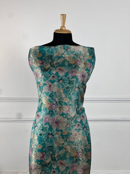 TOP: Banglori Silk Broked ; BOTTOM: Crape (Zafira)  art no 0174