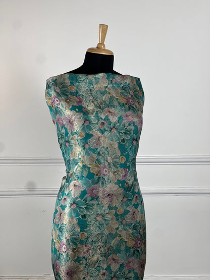 TOP: Banglori Silk Broked ; BOTTOM: Crape (Zafira)  art no 0174