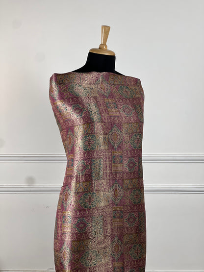 TOP: Shimmer muslin digital print ; BOTTOM: Silk muslin  art no 0177