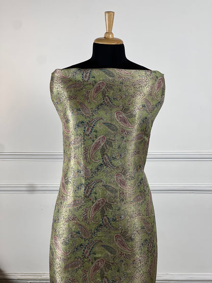 TOP: Shimmer muslin digital print ; BOTTOM: Silk muslin  art no 0178