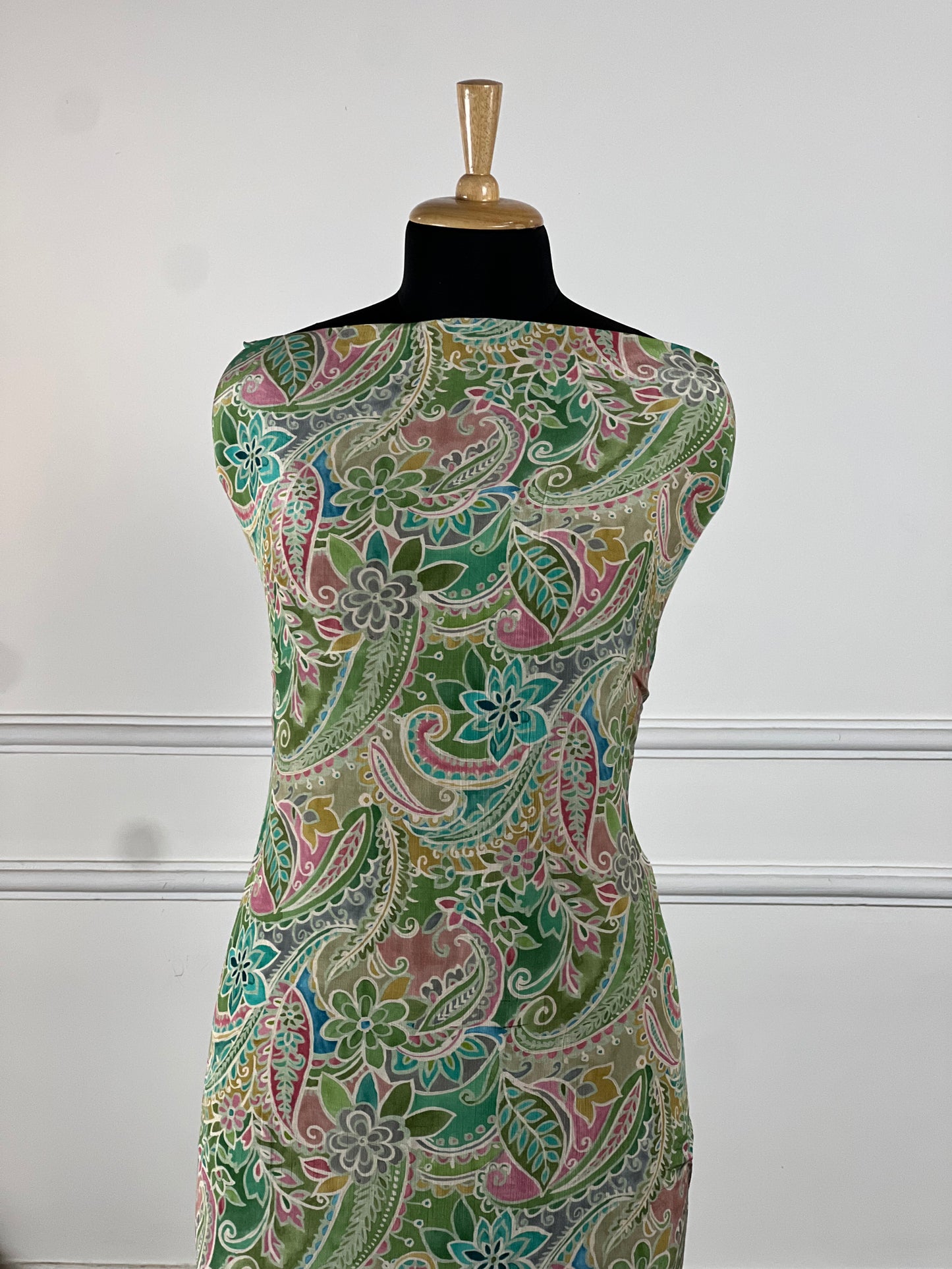 TOP: Viscos Masaba Silk digital print ; BOTTOM: Mushlin  art no 0183