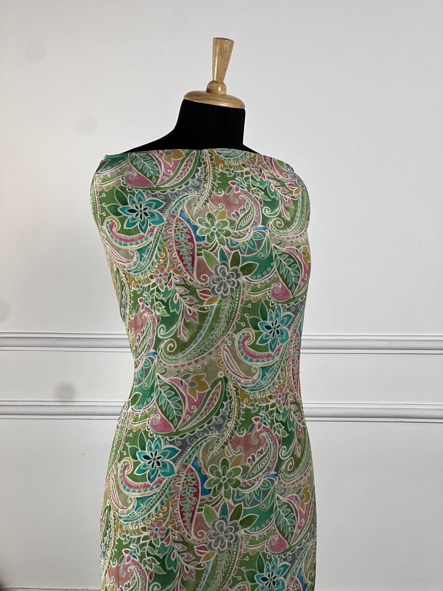 TOP: Viscos Masaba Silk digital print ; BOTTOM: Mushlin  art no 0183