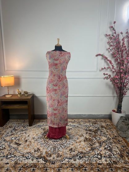 TOP: Viscos Masaba Silk digital print ; BOTTOM: Muslin  art no 0184