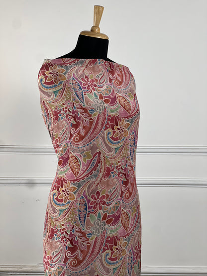 TOP: Viscos Masaba Silk digital print ; BOTTOM: Muslin  art no 0184